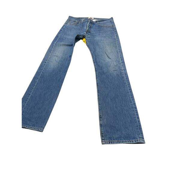 Vintage 2000’s LEVIS 501 Button-Fly Jeans - Medium Wash Faded - 32X34 - Picture 7 of 10
